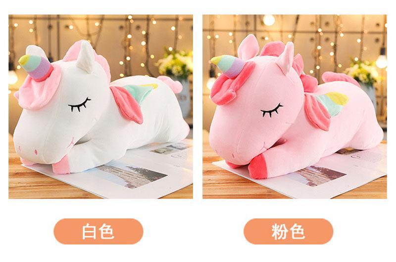 25cm-35CM Kawaii Giant Unicorn Plush Toy Soft Stuffed Unicorn Soft Dolls Animal Horse Toys For Children Pillow Birthday Gifts