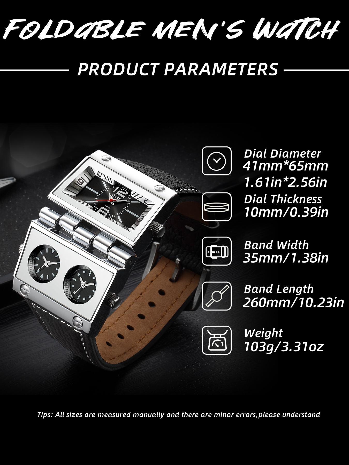 Men's Street Style Rectangle Dial Quartz Watch, Fashionable Stylish Watch, Fashionable Analog Watch, Fashion Watch for Party, Daily Clothing Decor, Trendy All-match Watch for Birthday Gift with Box Men's Street Style Rectangle Dial Quartz Watch, Fashionable Stylish Watch, Fashionable Analog Watch, Fashion Watch for Party, Daily Clothing Decor, Trendy All-match Watch for Birthday Gift with Box