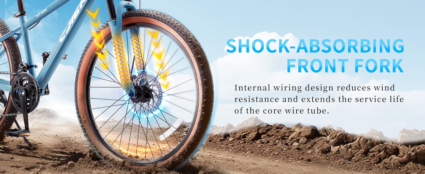 24/26 inch Kids Mountain Bike for Boys/Girls/Men/Women 21 Speeds Kids Bike, 2.125'' Tires MTB Bicycle with Suspension Fork, Dual Disc Brakes, Internal Wiring Frame, Auxiliary Handle 24/26 inch Kids Mountain Bike for Boys/Girls/Men/Women 21 Speeds Kids Bike, 2.125'' Tires MTB Bicycle with Suspension Fork, Dual Disc Brakes, Internal Wiring Frame, Auxiliary Handle