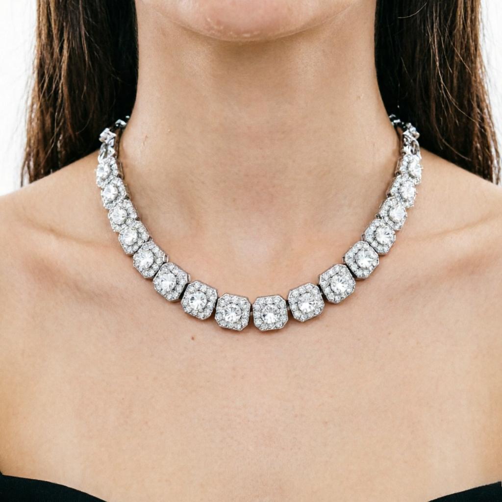 10mm Iced Out Full 5A Moissanite Square Charm Bracelet Bling Tennis Chain With Box Clasp Hip Hop Luxury Jewelry For Men Women Gift