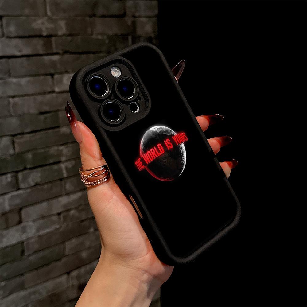 Phone Case - The S-Scarface Phone Case Is Compatible with iPhone 17 E Air Pro ProMax iPhone16 15 14 Plus 13 12 Mini 11 X XS XR And Features a Soft TPU Back for Drop Protection