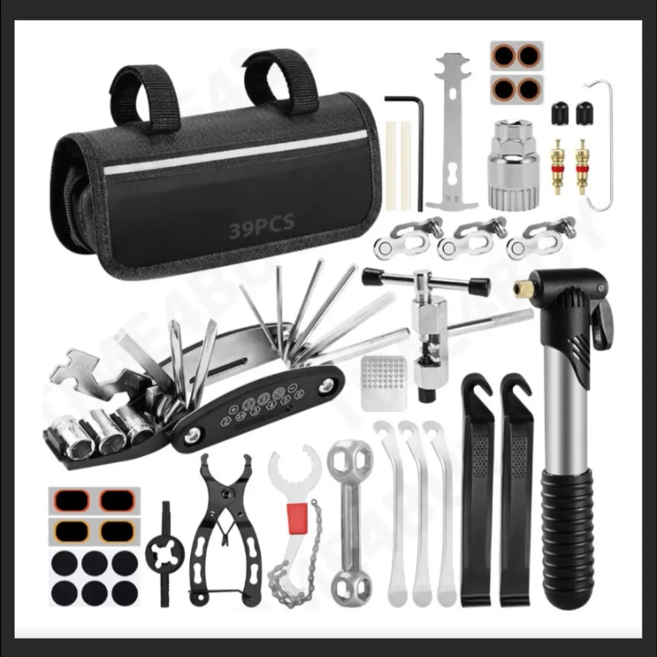 Bestselling 41-Piece Bicycle Repair Tool Kit, Mountain Bike Aluminum Pump, Cycling Equipment, Essential Bike Maintenance Tools
