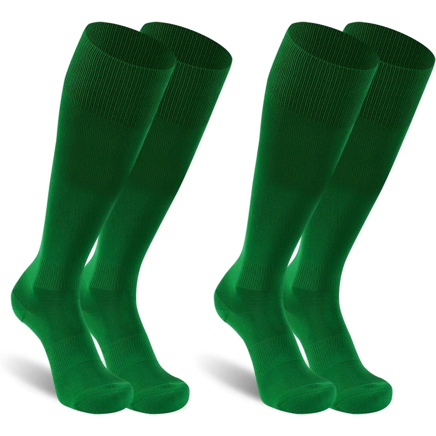 Unisex Soccer Socks, Knee High Solid Baseball Football Sports Team Socks