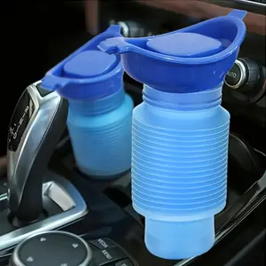 Portable Foldable Emergency Urinal - Compact & Lightweight Design, Ideal for Camping, Travel, Concerts and Festivals, Durable Plastic Material, Unisex