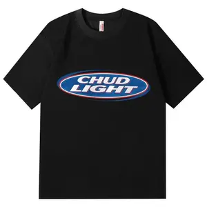 Chud Light Funny Meme T-Shirt High Quality Fashion Oversized T-Shirts Men Women Casual Cotton Short Sleeve T Shirts Streetweargood graphic tees