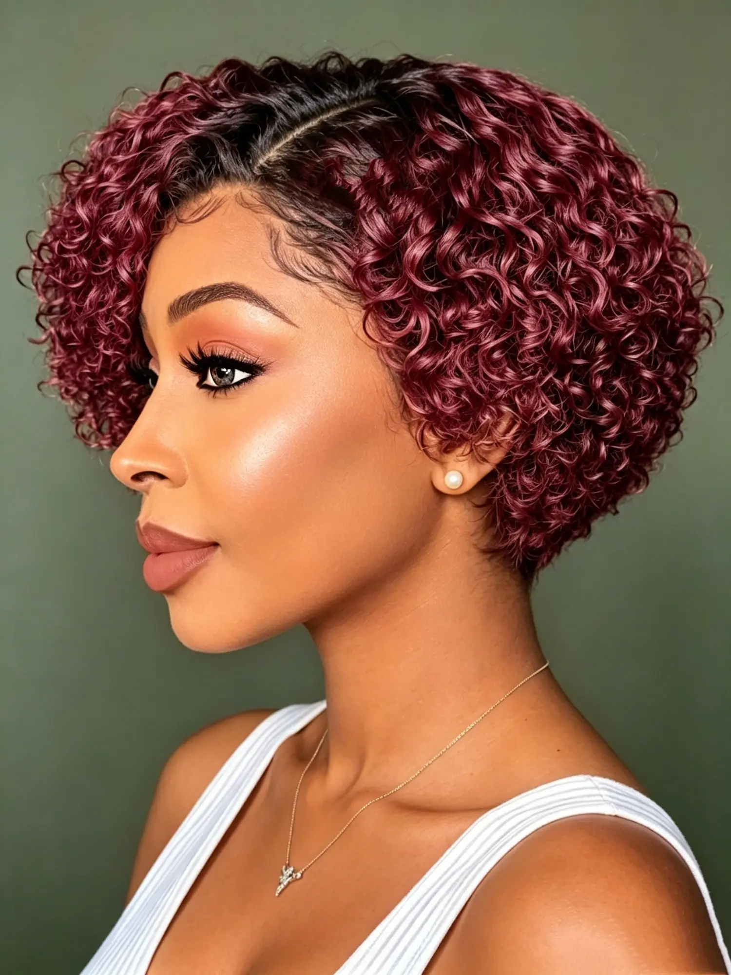 Short Curly Human Hair 13X4 Lace Front Wigs Fluffy Curly Wig Natural Water Wave Hairstyle for Women Daily Wear