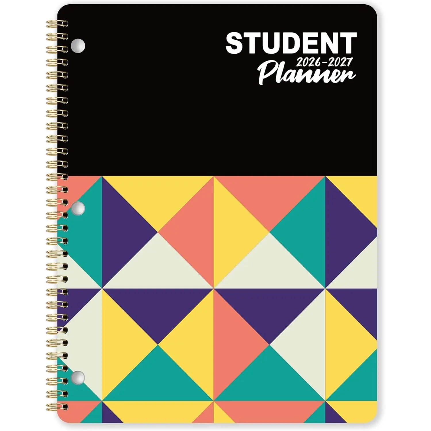 Student Planner 2026-2027 – School Planner 2026-2027 from Jul 2026 – Jun 2027, 9" × 11", Homework Academic Planner with Stickers,  -Wire Binding, 12 Monthly Tabs,  Weekly Lesson Planner