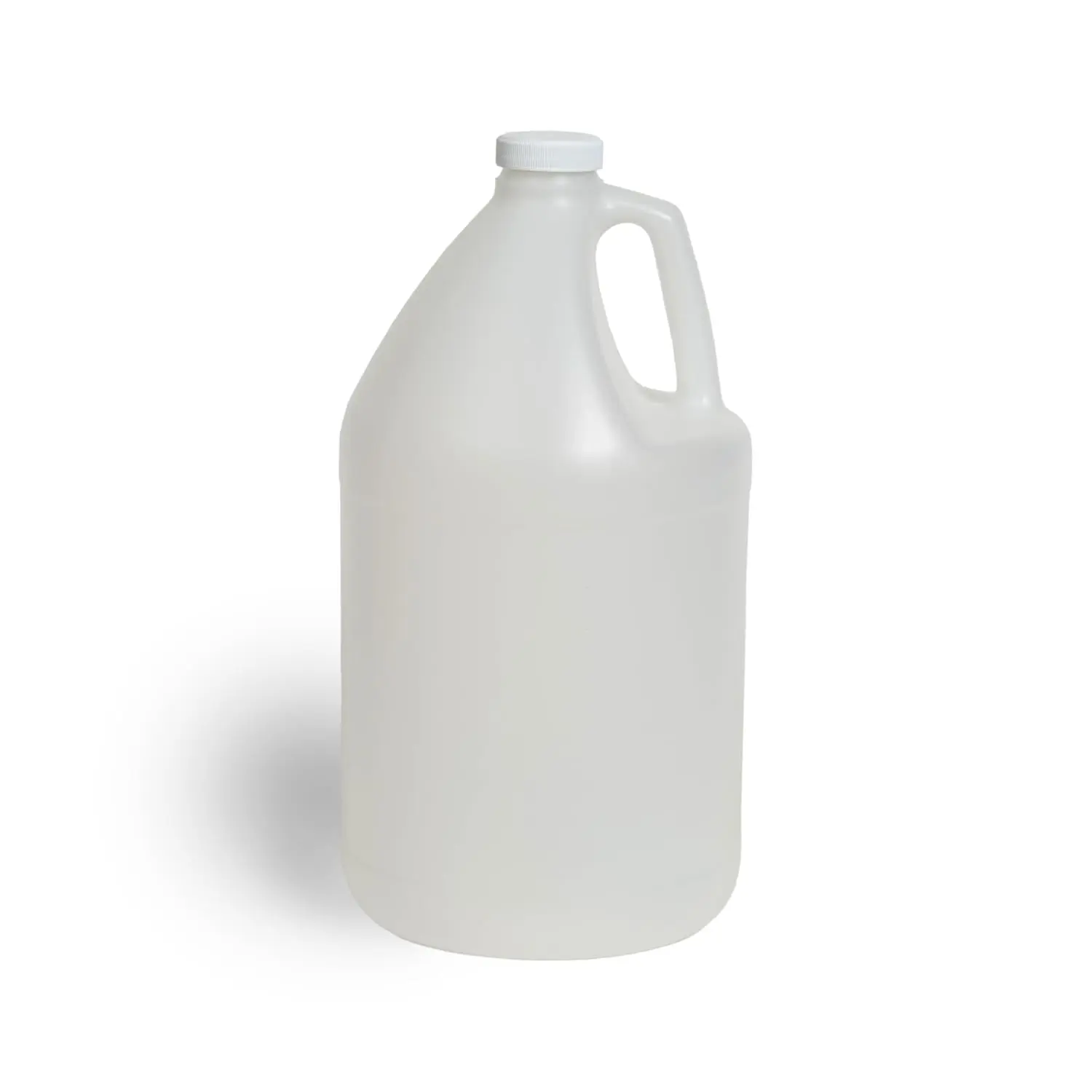 1-Pack 1 Gallon Water Bottle - Round Plastic Jug Container with Lid | White Food Grade Gallon Water Jug, BPA-Free, Leak-Proof Pitcher with Lid Fermentation, Brewing, Storage & More