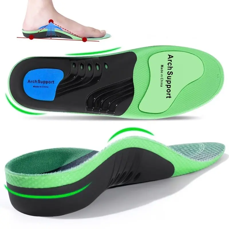 Orthotic Insoles, Shock Absorbing Insole, Extra Large, over 240 Lbs, Wide Fit, Shock Absorption, Arch Support, Pressure Distribution, Customizable Shoe Liners