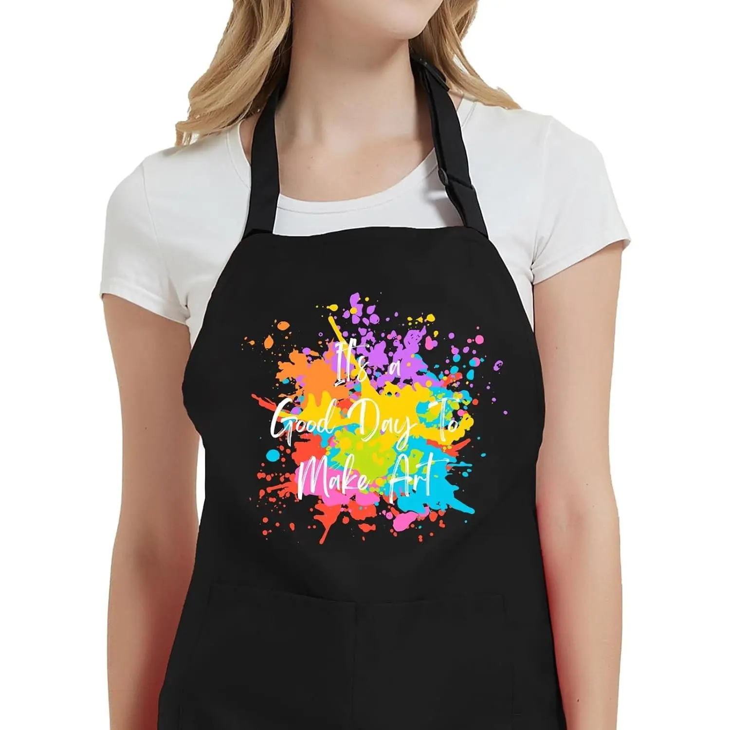 Adjustable Painting Aprons with Pockets for Women Men - Artist Smocks Ideal Gifts for Artists, Art Teachers and Painters