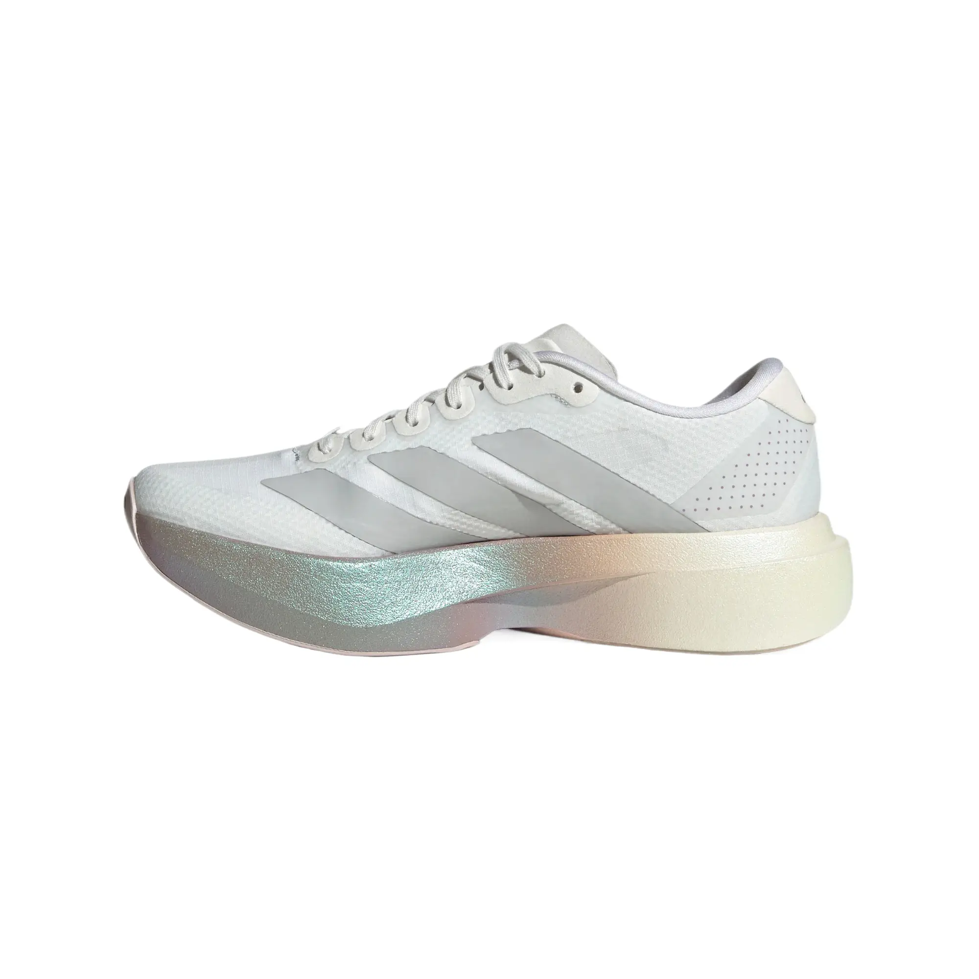 adidas Adizero Evo Sl Woven Round Toe Lace-Up Fabric Low-Top Running Shoes KJ2552