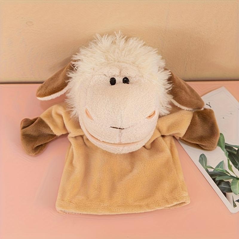 Cute Sheep Puppet Funny Ranch Animal Hand Puppets Cute Soft Stuffed Sheep Puppet Story Toy Puppets Role Play Show Game Storytelling Interactive Entertainment Playtime Fun Birthday Gifts