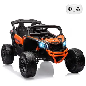 Licensed Adventure Ride Kids Ride-On UTV Car – Electric Off-Road Vehicle, Remote Control, LED Lights, Spring Suspension, Large Seat – Ideal Battery Powered Toy for Boys and Girls
