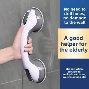 Wall-Mounted Bathroom Grab Bar, Non-Slip Safety Handrail for Elderly & Pregnant Women, Easy-Install Removable Design