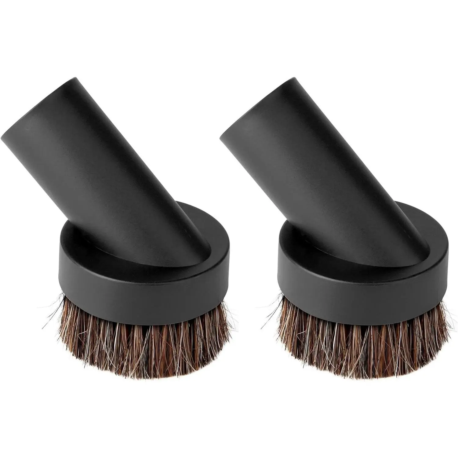 2Pcs Soft Bristle Vacuum Brush Round Brush Vacuum Attachment Universal Vacuum Dust Brush for Most Vacuum Cleaners Accessories