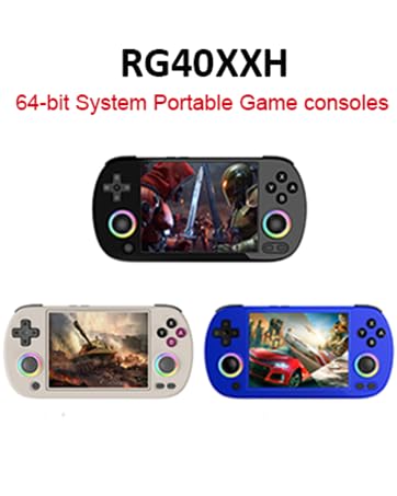 ANBERNIC RG40XX H Console de jeu portable rétro 64 bits Linux 4.0 ''écran IPS prend en charge 5G WiFi Bluetooth sortie HDMI-TV RG40XXH