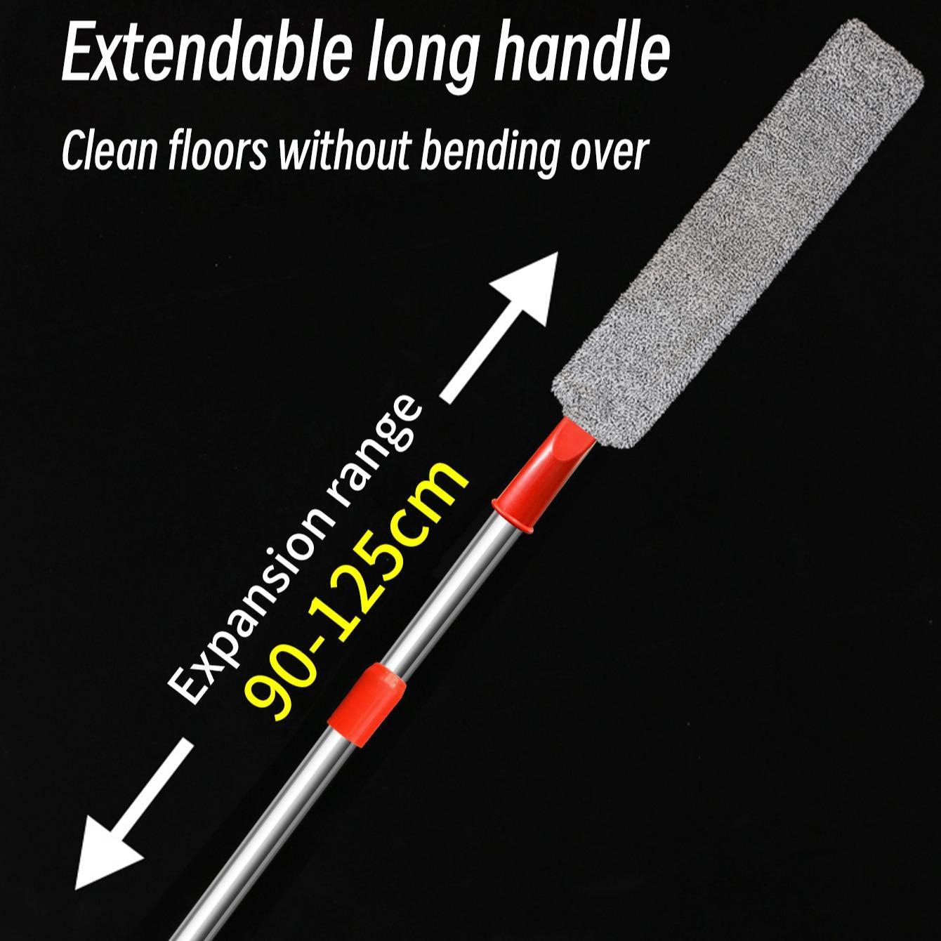 Retractable Dust Cleaning Brush, Long Handle Interior Dust Cleaning Brush, Household Cleaning Tool for Home Living Room Bedroom Sofa Under The Bed