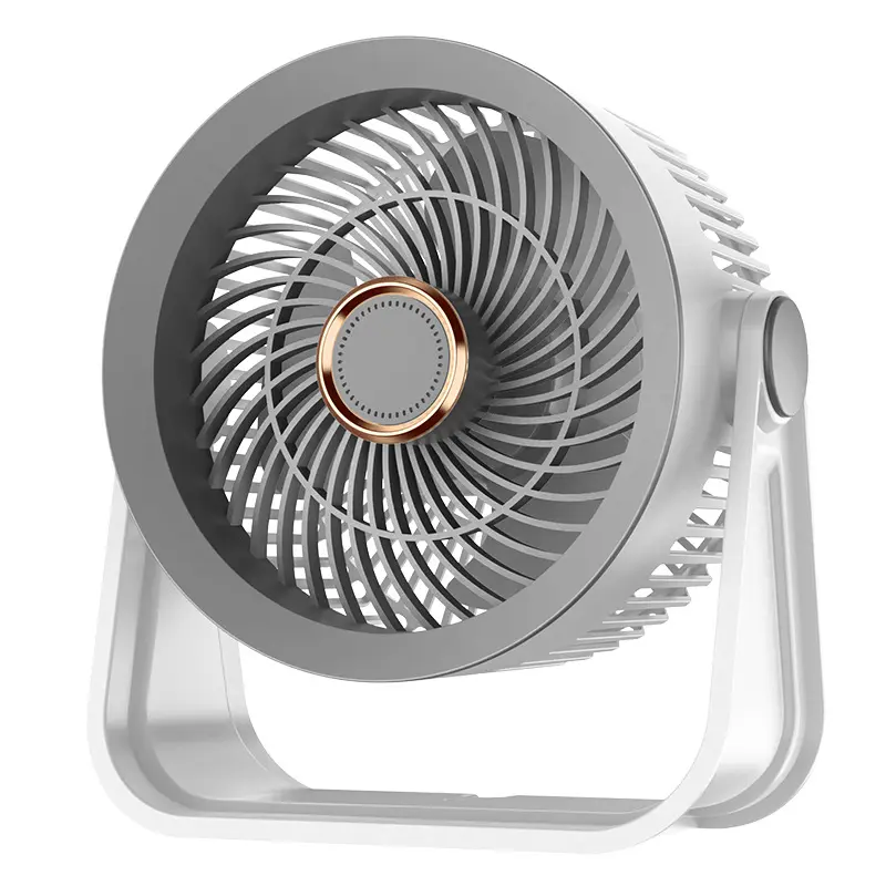 Home Electric Fan Air Circulator Multi - function High Wind Power Desktop Small Quiet Table Fan with Light