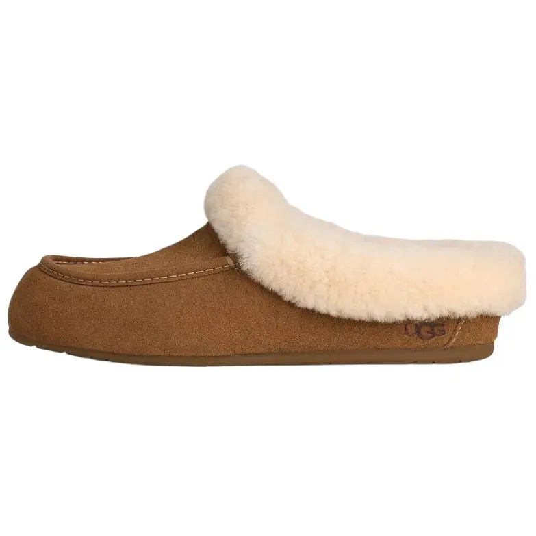 UGG Ansley Comfortable Slip-On Rubber Sole Anti-Wear Clog Slippers 1171391-CHE