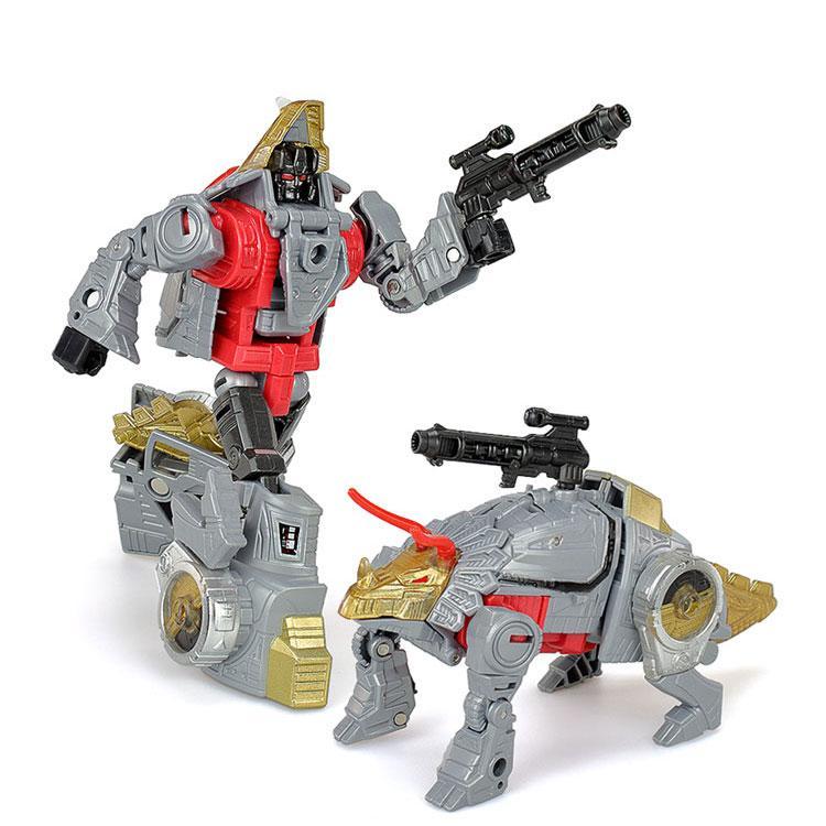 BPF 05 Grimlock Transformation Dinoking Volcanicus Tyrannosaurus Rex Tyrone Cable Dinobots 5IN1 Action Figure Robot  Toys