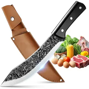 Kitchen Chef Knife Butcher Boning Knife Cooking Knife High Carbon Steel Cleaver Knife for Kitchen, BBQ & Outdoor Cooking#fathersdaygift