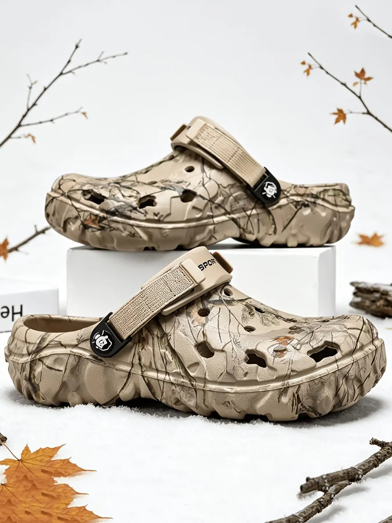 Men's Summer Breathable Open-Toe Sandals, Outdoor Beach Shoes, Anti-Slip Slippers, Comfortable Lightweight Footwear for Men