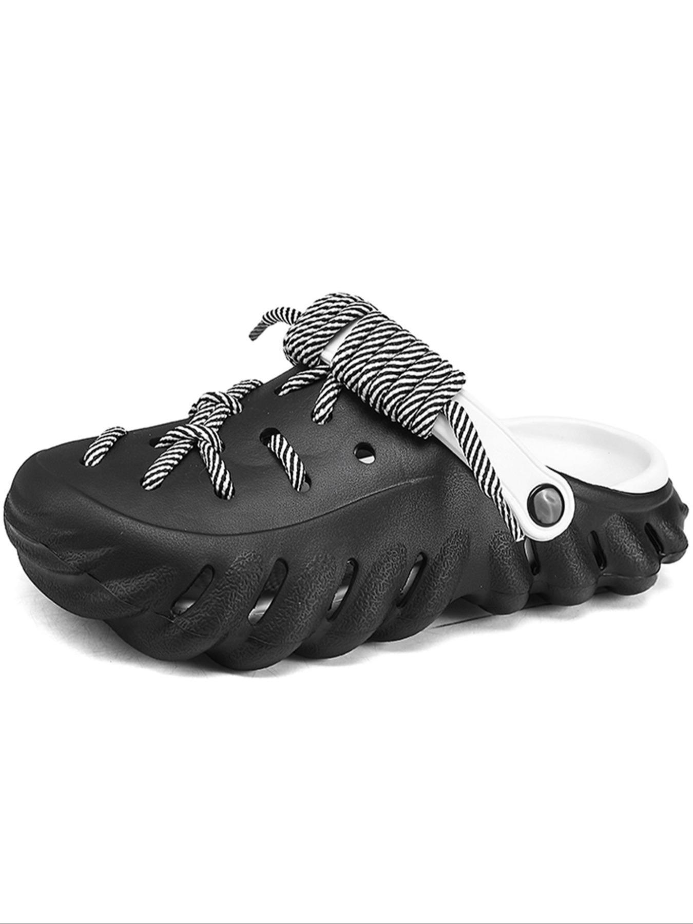 Unisex's Minimalist Casual Plain Color Slides, Lightweight Breathable Comfortable Slides, Sporty Breathable Clogs, Non-slip Slippers for Indoor & Outdoor Wear, Boy