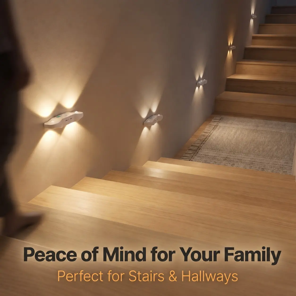 Baby Night Light, 3000k Soft Glow, Motion Sensor, Wall-Mounted, Magnetic, 3 Color Temperatures, Adjustable Brightness, Auto Shut-Off