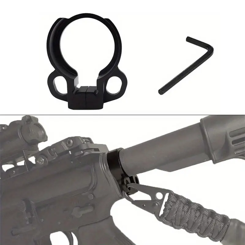 1/2pcs Dual Ring Harness Adapter, Robust Durable Metal Qd Buckle Attachment, Compatible with Sr-556/762/22, Ar-556, Fixing Components