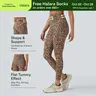 Halara UltraSculpt™ Leopard Print High Waisted Tummy Control Yoga Leggings with Pockets