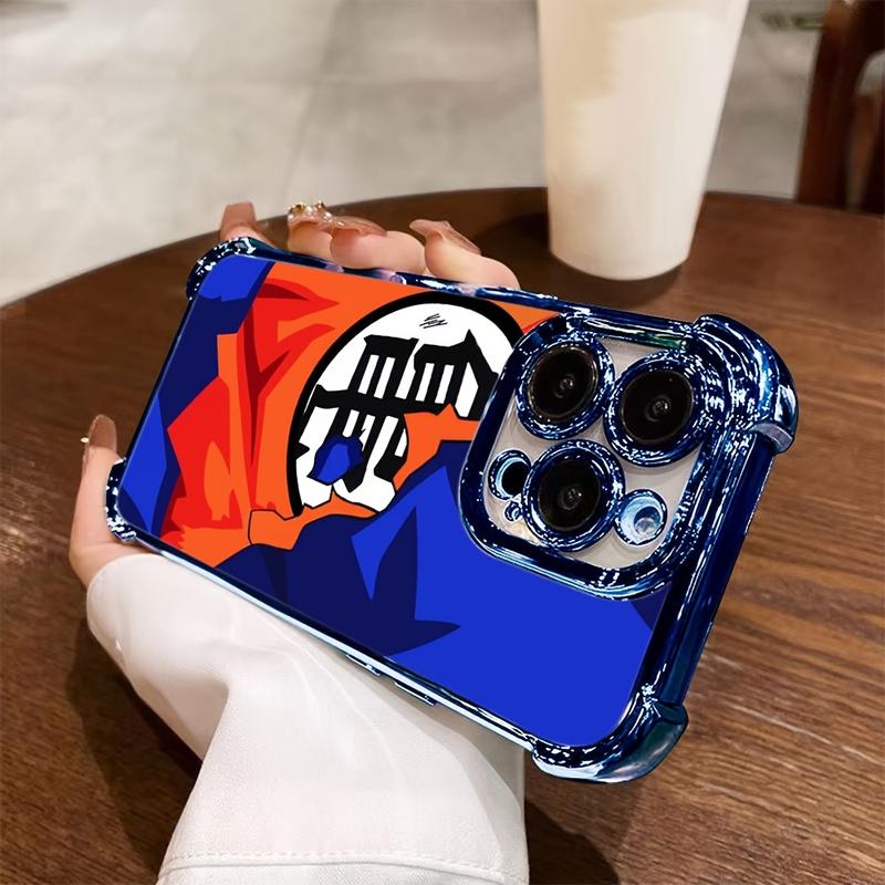 Anime G-Gokus Training Suit Case Compatible with For iPhone 17 Air 16,15,14,13,12,11,Pro,MAX Plus, Featuring a Transparent Soft Back Cover That Is Anti-Drop