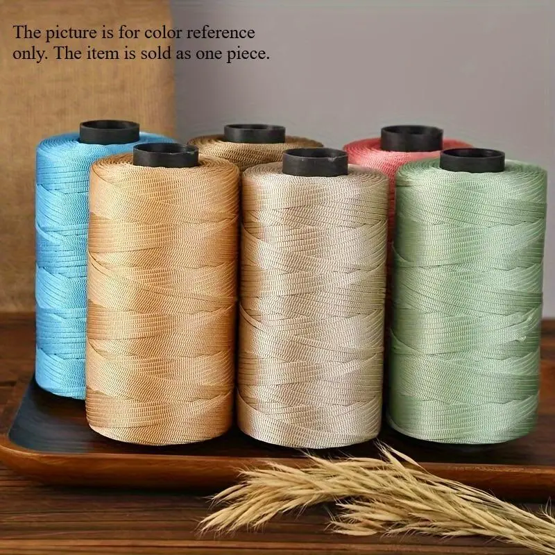 250g Of flat belt Thread For Sewing, Light polyester Flat Band Yarn, Hollow Yarn, Hand-knitted Hook, DIY Summer Cool Sun Hat, Cushion, Slippers, Grass Shoes Yarn 100% polyester