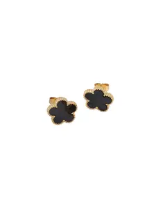 18k Gold Plated Clover Earrings for Women, Four-Leaf Clover Studs, Lucky Dangle Ear Rings, Fashion Simple Jewelry Gift for Her