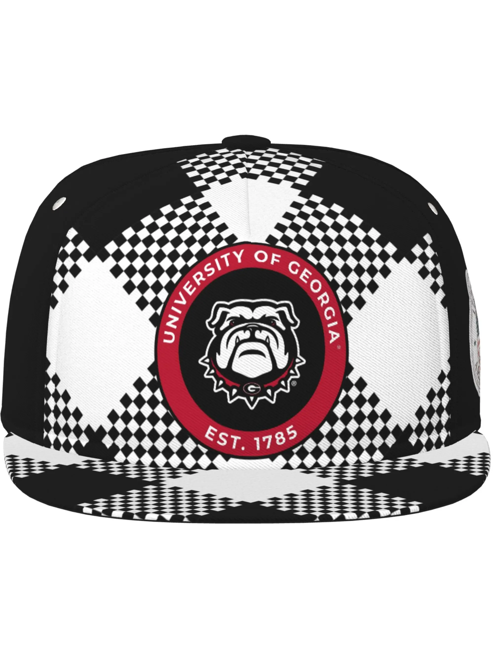 Georgia Bulldogs Logo Hip Hop Snapback Cap, Stylish College Team Apparel, Perfect for Game Days & Casual Wear