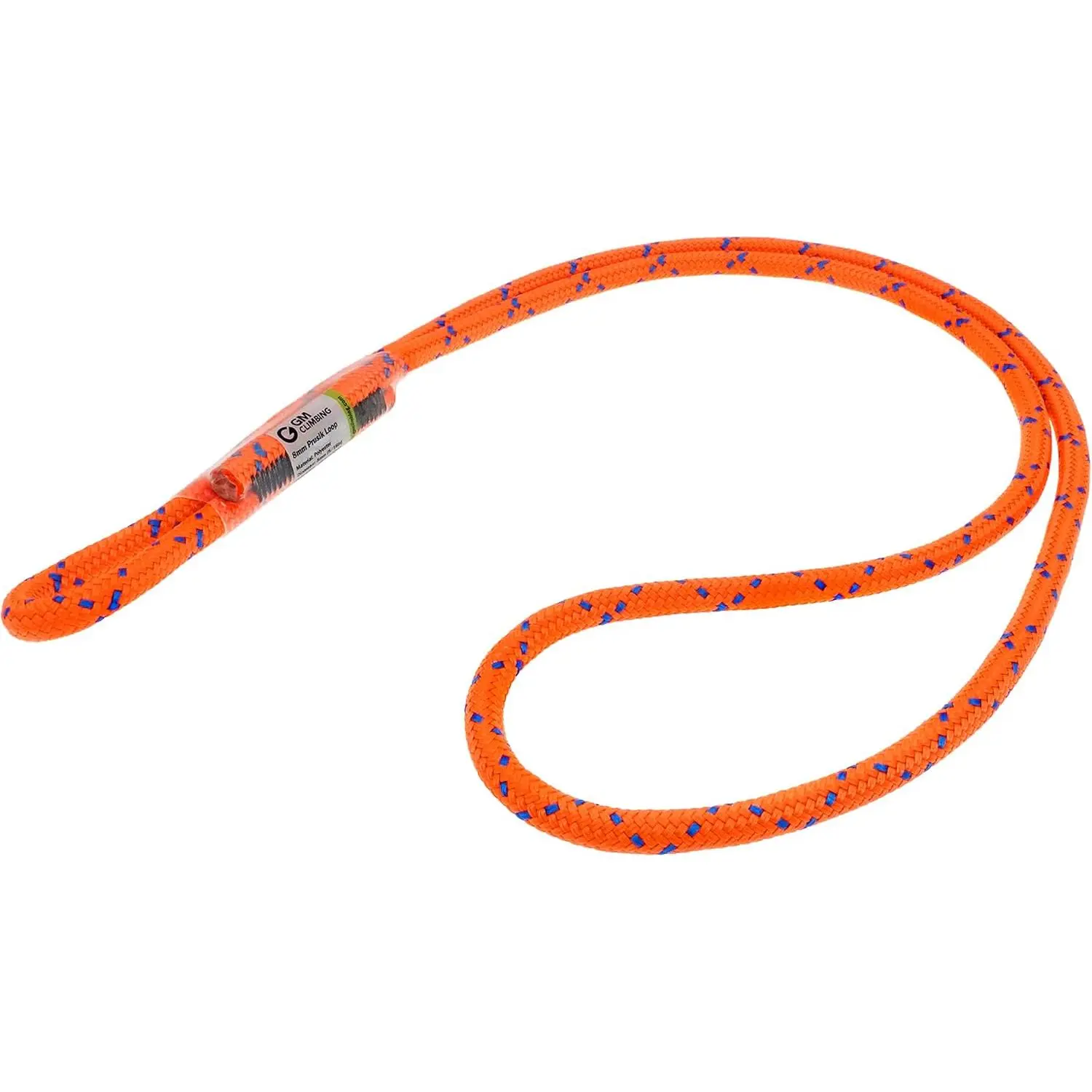 Pre-Sewn Prusik Loop, 8mm (5/16") Diameter, 18in/24in Lengths, CNC Machine Stitching, Adjustable Anchor Set-Up for Caving, Aerial Hammock, Climbing, Ascending Ropes