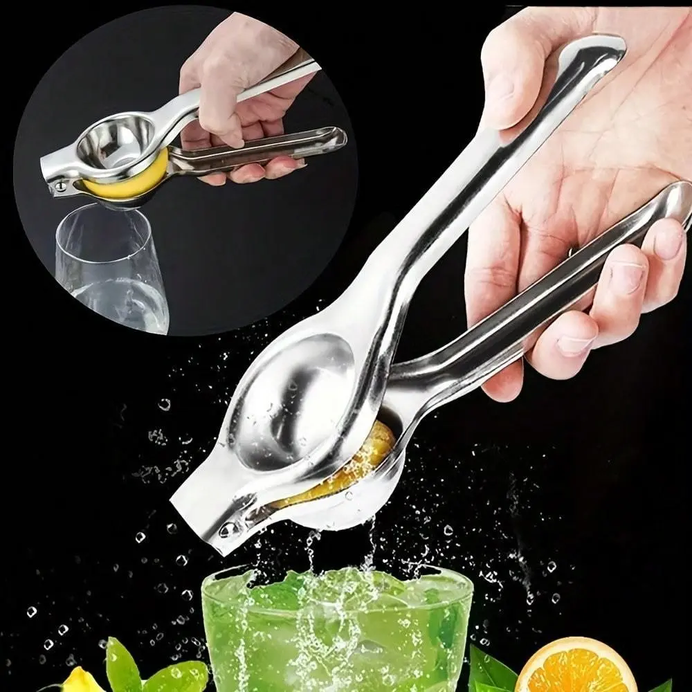 Stainless Steel Manual Juicer, Multi-Function Citrus Press for Lemon & Orange, Efficient Squeezing, Durable, Easy Clean, Suitable for Oranges, Lemons, etc., for Fresh Juice.