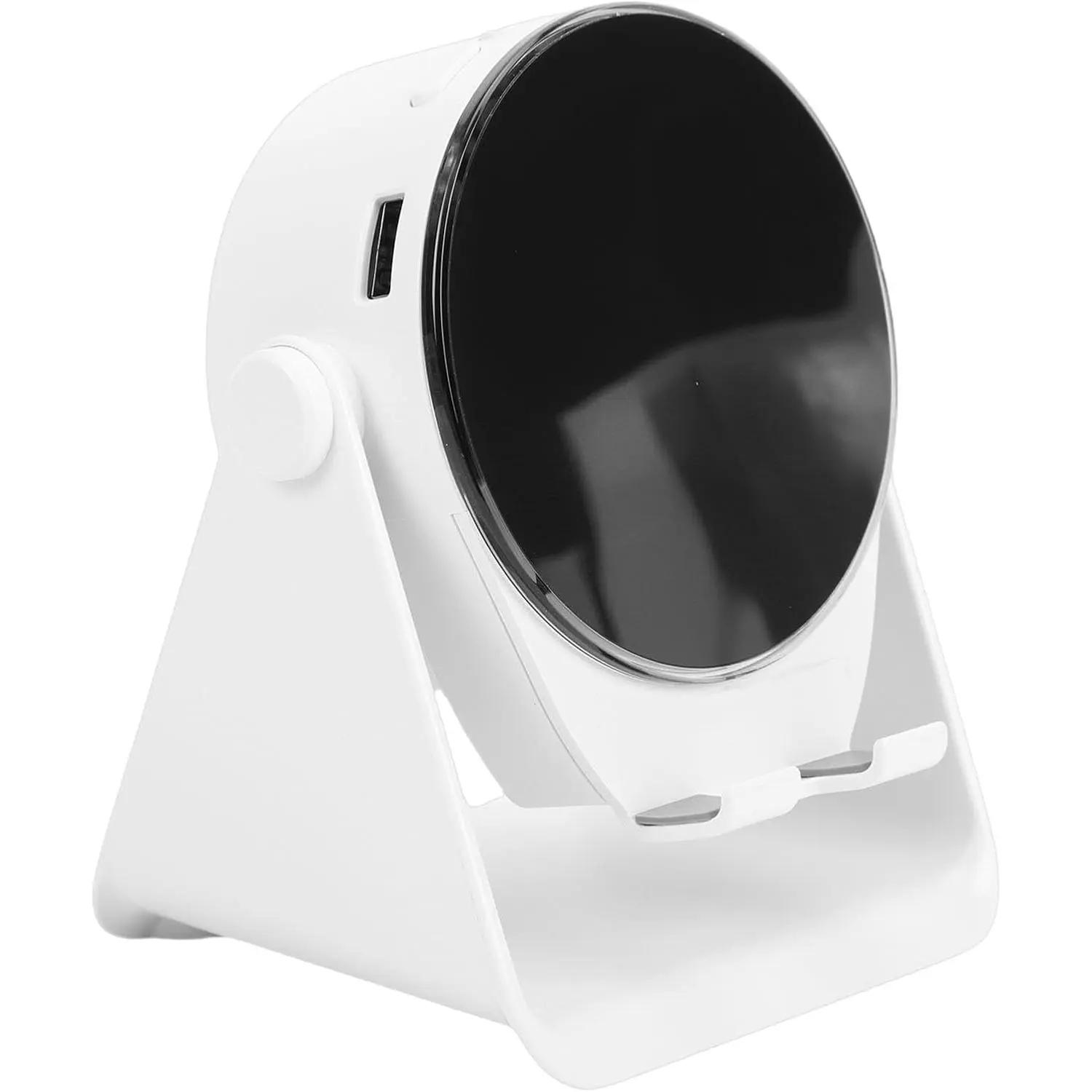 Jectse Wireless Induction Speaker, 5.3 Speaker with Phone Stand 300 Degree Rotation RGB Lights, for iOS Phones Tablets (White)