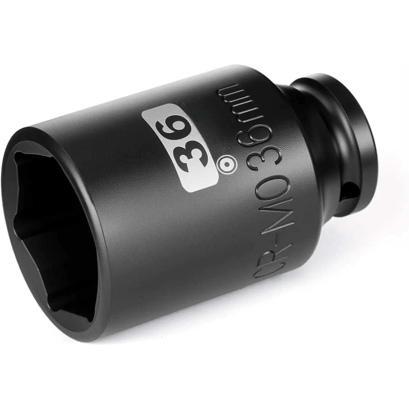 1/2 Inch Drive x 36mm Deep 6PT CR-MO  Socket for Removing Axle nut | Metric Socket,6-Point Radius Corner Design,Two Size Markings,Square Chamfered Opening,For Removal of Axle Nut