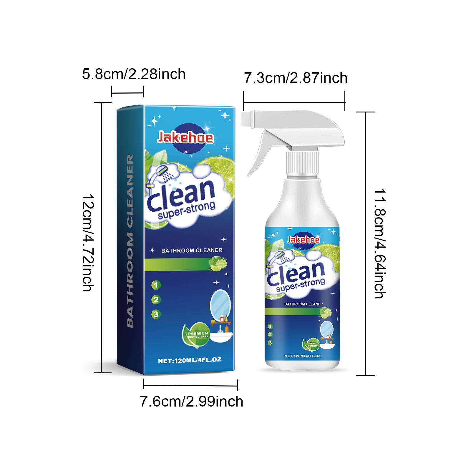 Jakehoe Bathroom Cleaner, Removes Water Stains Lime Cleaning Surfaces Bathroom Cleaner