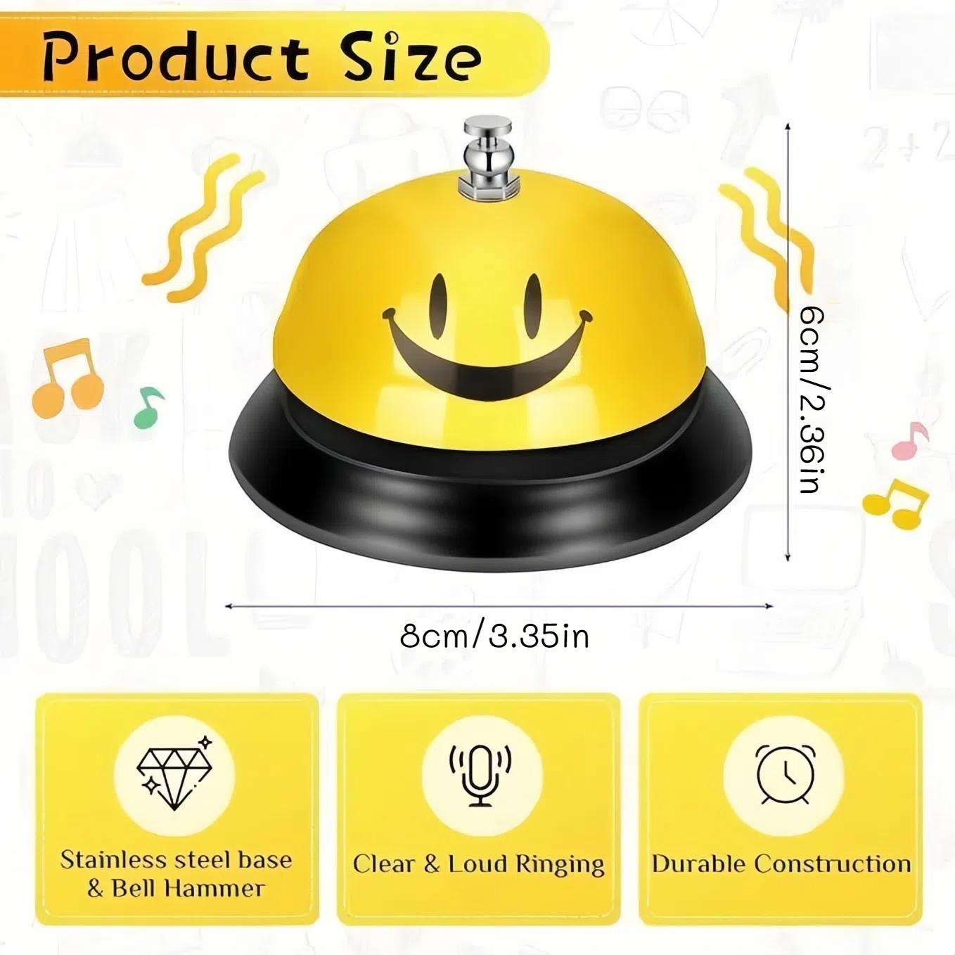 Interactive Game Buzzers for Classroom Engagement | Attention Reminder Bell for Students | Restaurant Service Bell | Pet Training Bell | Table Button for Quick Responses