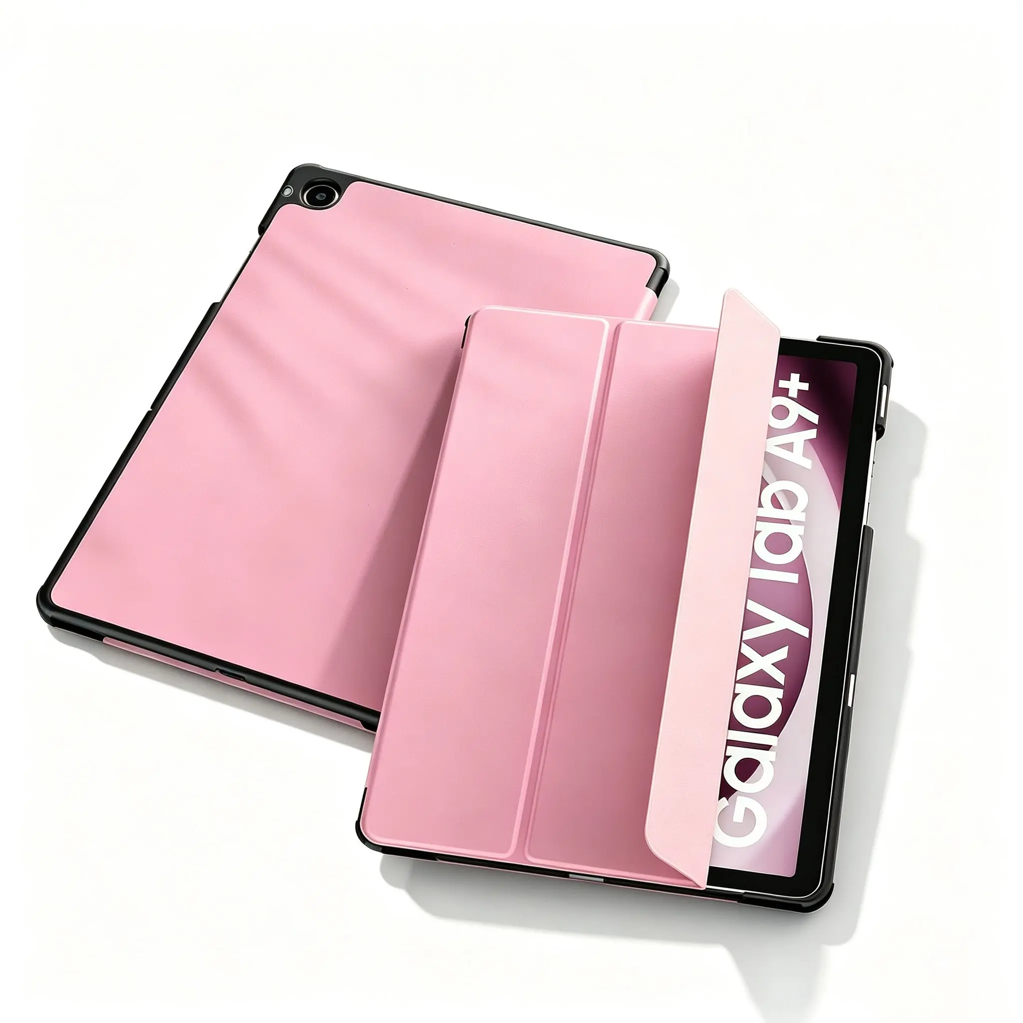 Case for Samsung Galaxy Tab A9+ 11 Inch (SM-X210/X216B), Premium PU Leather Folio Stand Cover, Shockproof Protective Hard PC Shell with Soft Microfiber Lining