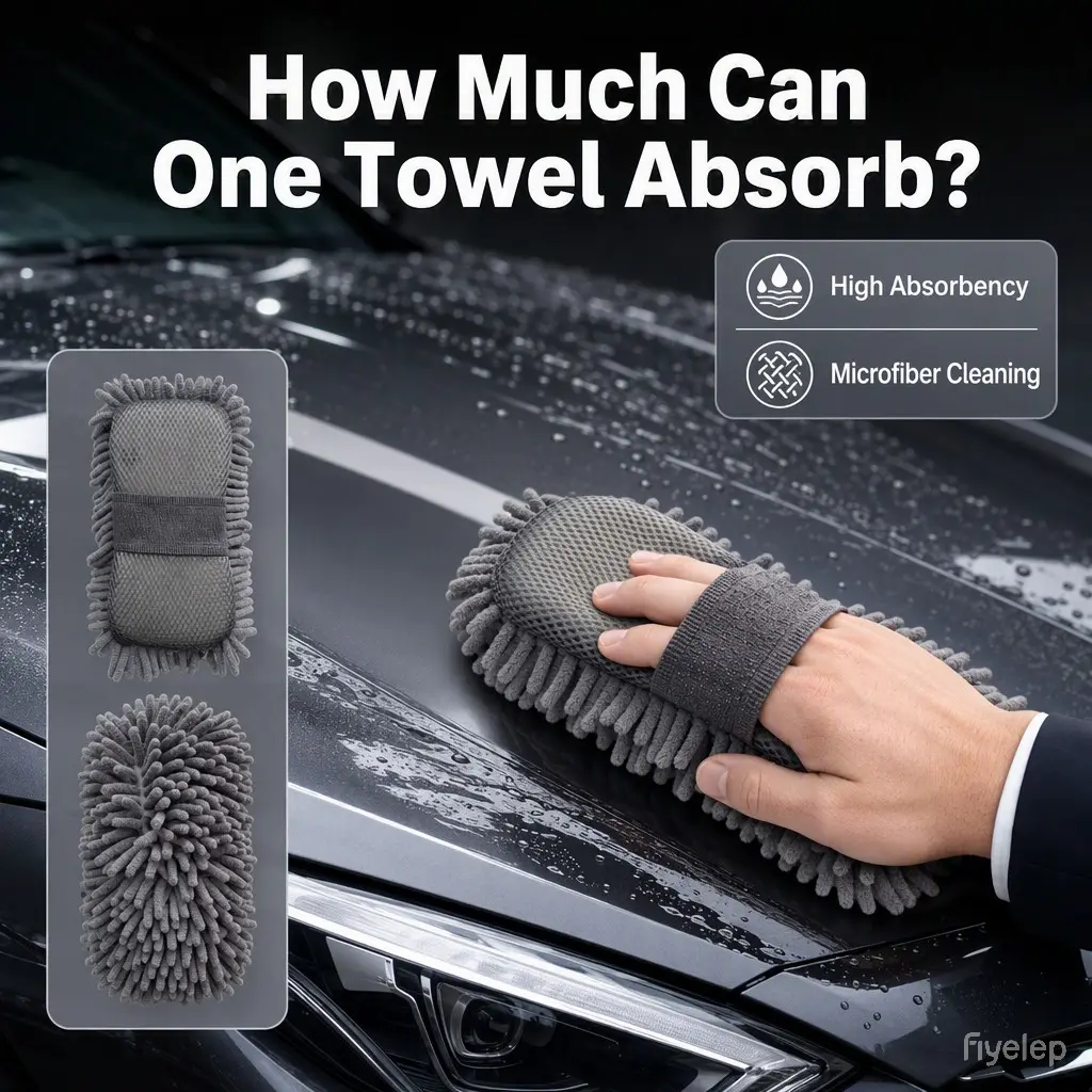 Car Cleaning Special Thick Coral Fleece Sponge, Non-Damaging Paint Wash Cloth, Durable Car Care Tool, Ideal for Vehicle Maintenance