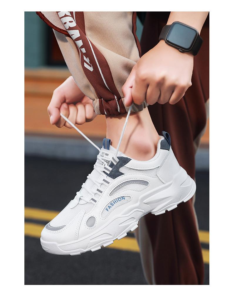 (New)Men's Height Increasing Sneakers - Breathable Sole & Cushioned Insole, Low-Top Lace-Up Sneakers Suitable for Outdoor Sports, Casual Wear,, Height Footwear for Students And