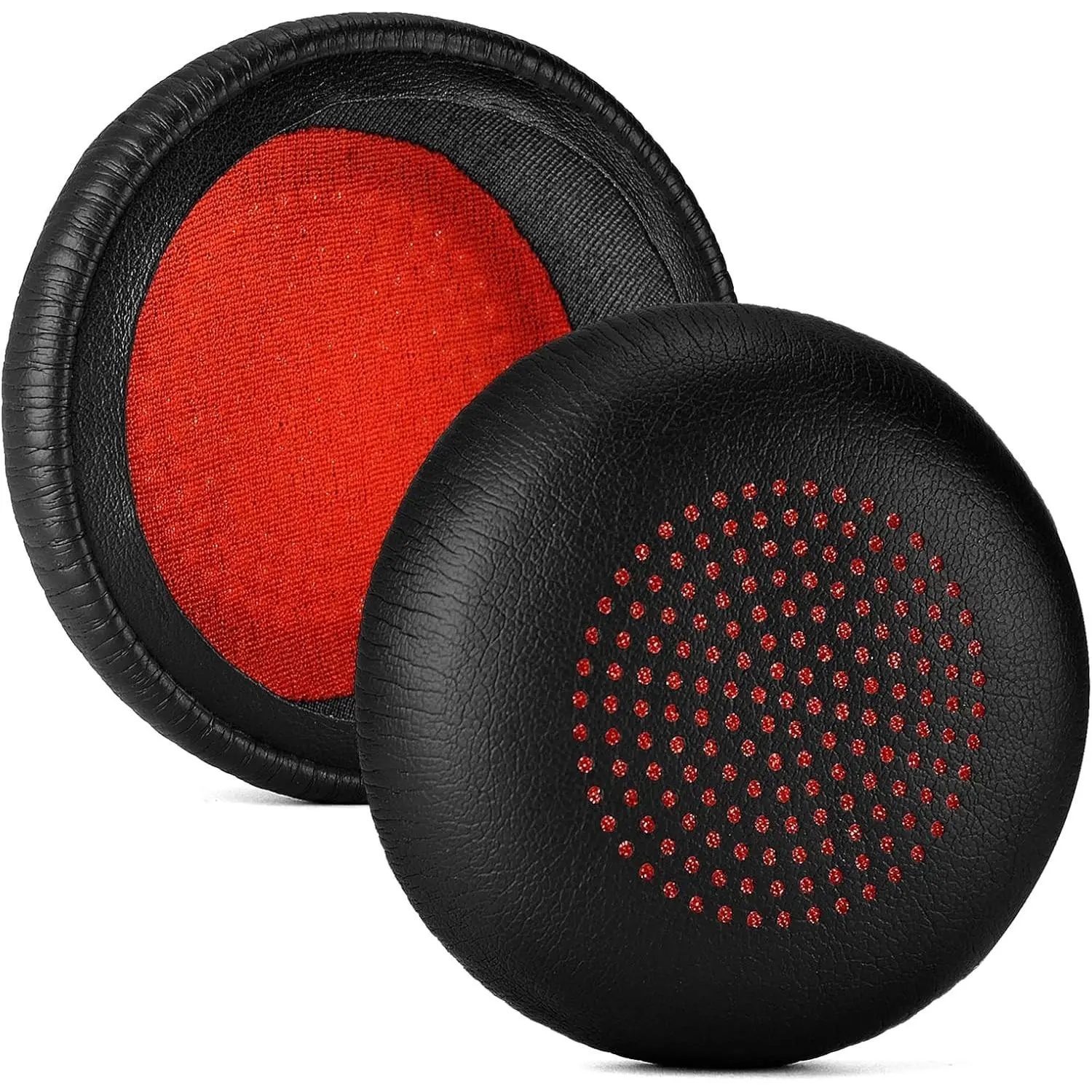 Voyager Focus UC Ear Pads - Replacement Ear Cushion Cover Compatible with Poly Voyager Focus UC, Plantronics Voyager Focus UC B825 Binaural, BLACKWIRE 5220 5210 7225, Voyager Focus 2 UC USB-A Headset