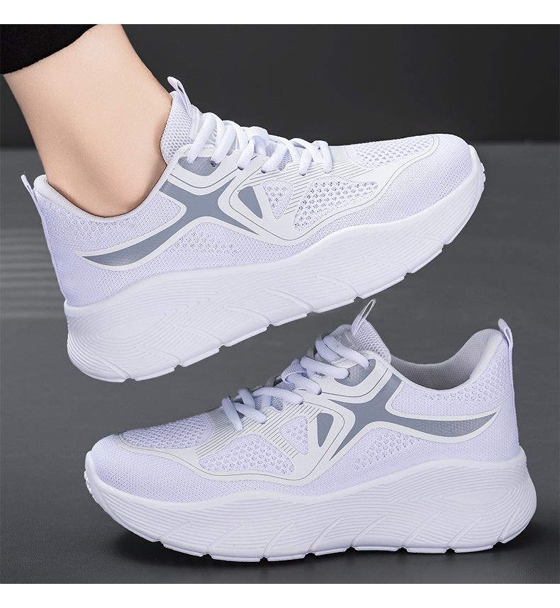 Women's shoes, versatile new sports shoes, fly-knit mesh, low-cut, lightweight casual shoes, comfortable women's shoes