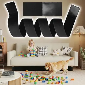 3''×132'' Adjustable Elastic Under Couch Blocker for Pets and Kids Toys, Suitable for Multiple Types of Furniture Legs