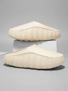Men's EVA Thick-Sole Non-Slip Slip-On Slippers, Dual-Use for Outdoor and Beach