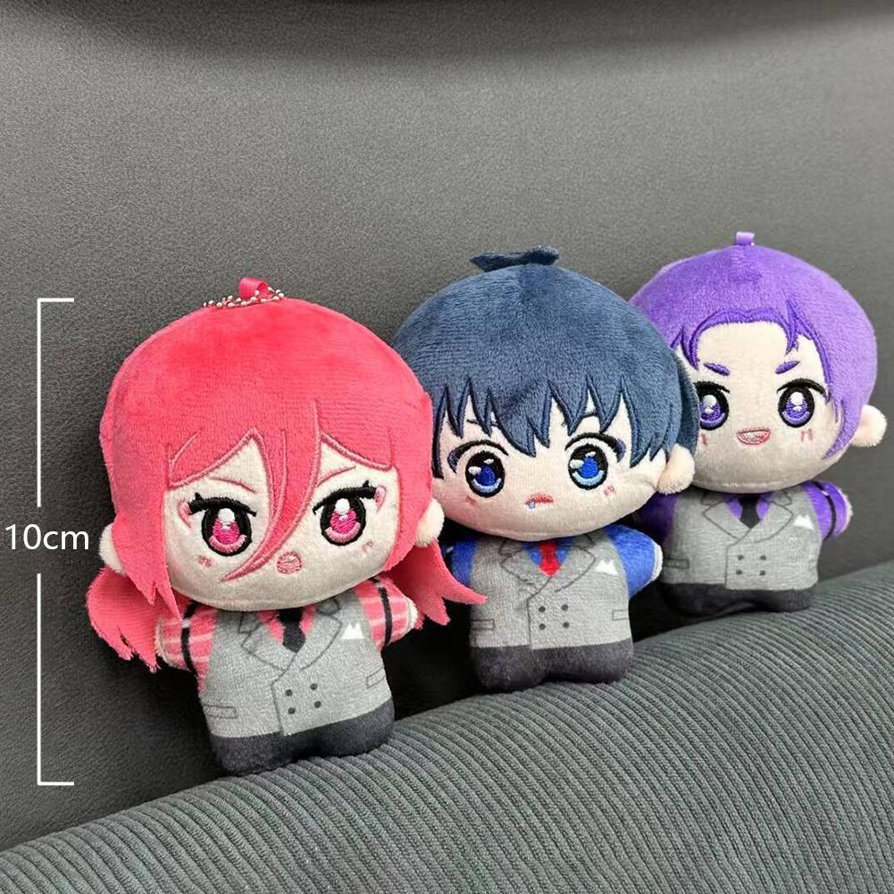 Anime Stuffed Cotton Doll Cute Plush toys Nagi Cartoon Keychain Pendant Kawaii Isagi Yoichi Figure Rin Itoshi Plushies Kids Gift