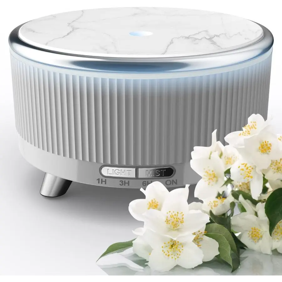 Essential Oil Diffuser for Home, Diffusers for Essential Oils Large Room, 500ml Aromatherapy Diffuser, 7 Colors Changed