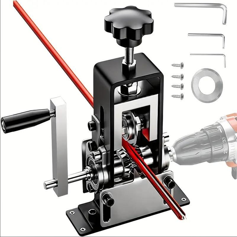 Manual & Electric Operable Wire Stripping Machine, Quick-Change Blade Wire Stripper, Heavy-Duty Specialty Metal Hand Tool for Scrap Cable Stripping & Cutting DIY Tools #GLOBAL PICKS Manual & Electric Operable Wire Stripping Machine, Quick-Change Blade Wire Stripper, Heavy-Duty Specialty Metal Hand Tool for Scrap Cable Stripping & Cutting DIY Tools #GLOBAL PICKS